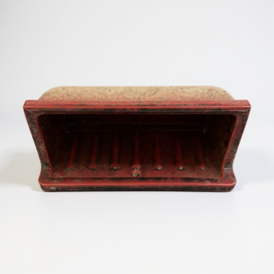 Vintage sphinx zeepbakje kleur: Rood