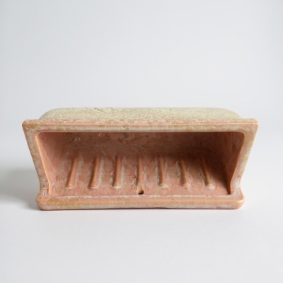 Vintage sphinx zeepbakje kleur: Rose