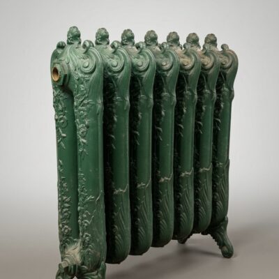 Antieke gietijzeren radiator | Rococo | 70 × 80 × 25 cm