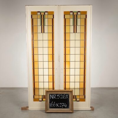 Glas in lood schuifdeuren Nr. 5263