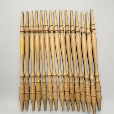 Antieke eikenhouten trapspijlen | Set van 15 | Artikelnummer 5397