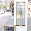 Glas in lood deur