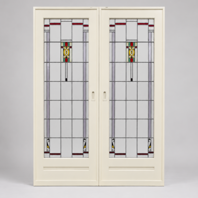 Glas in lood schuifdeuren